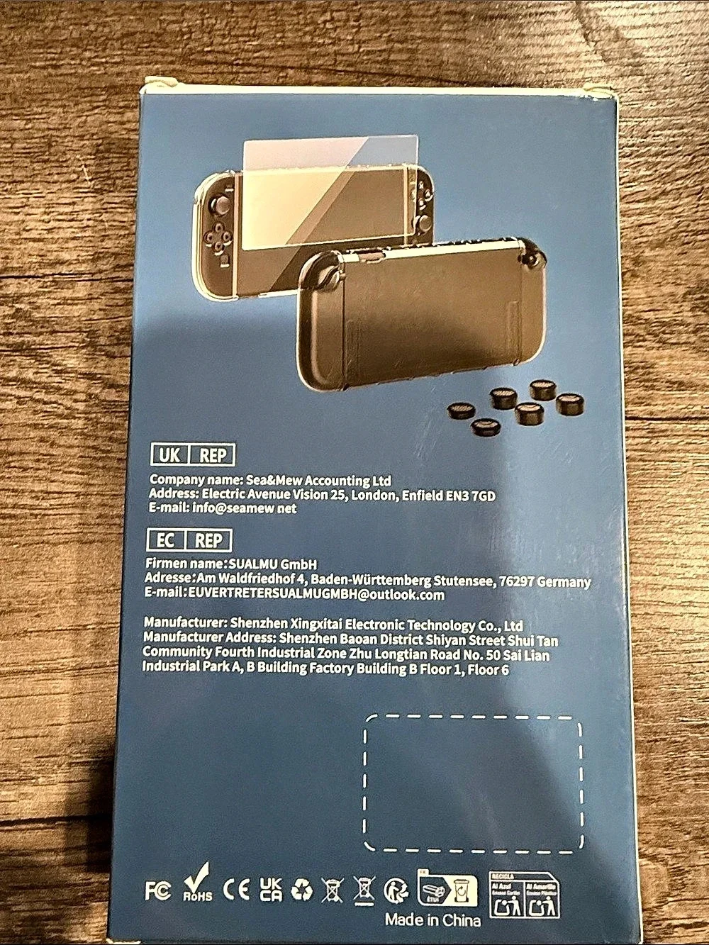 HeysTop Switch 2 TPU Protective Cover Clear NWT